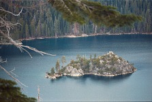 Island on Lake Tahoe, in Emerald Bay.