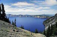 A quiet surface of the eastern end of the lake.