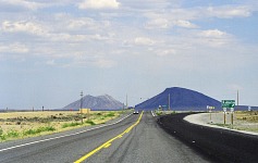 East and Middle Buttes near Idaho Falls.