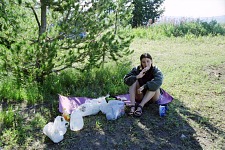 Breakfast on Shadown Mountain.